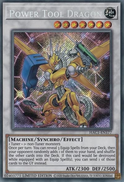 Power Tool Dragon (Hidden Arsenal: Chapter 1 Secret Rare)