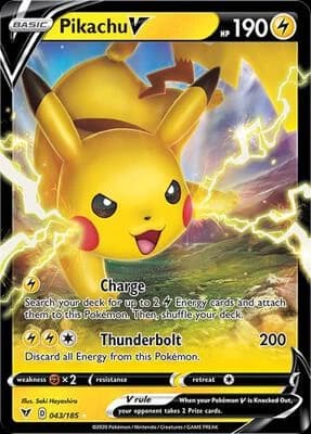 Pikachu V (SWSH04: Vivid Voltage)