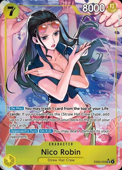 Nico Robin (055) (Alternate Art) - Extra Booster