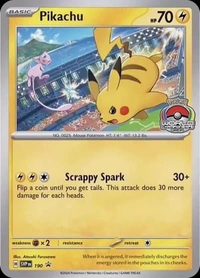 Pikachu #190 Scarlet & Violet Promo Cards
