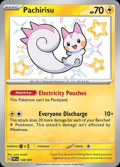 Pachirisu - Pokemon SV_ Paldean Fates