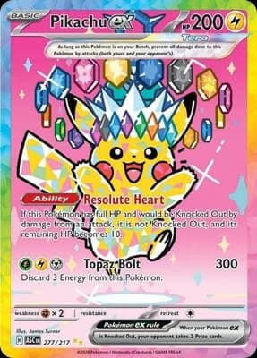 Pikachu ex SIR (ME_ Ascended Heroes)