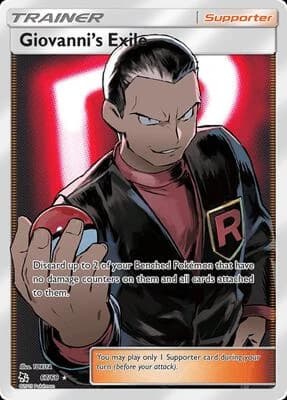 Giovanni's Exile Full Art (Hidden Fates 67/68)