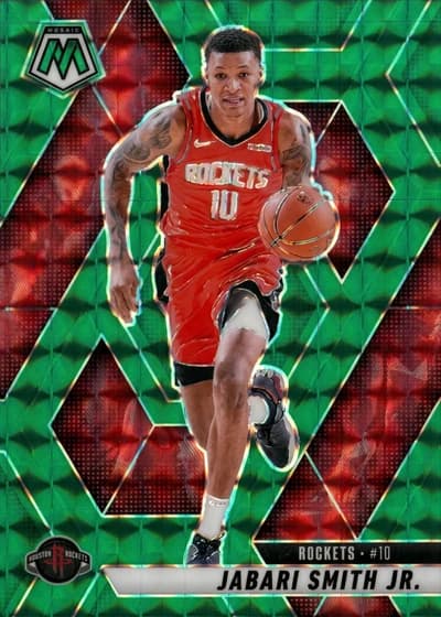 Jabari Smith Jr. - 2024-25 Panini Mosaic - Houston Rockets Green Mosaic #144