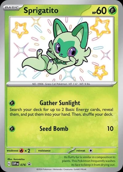 Sprigatito #076 Scarlet & Violet Promo Cards