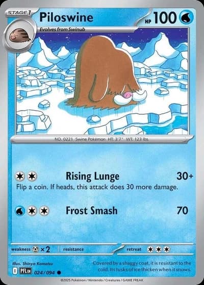 Piloswine - Phantasmal Flames