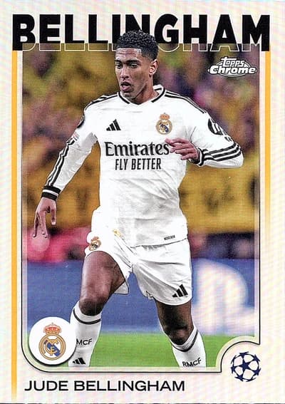 Jude Bellingham - 2024-25 Topps Chrome UEFA Club Competitions - Real Madrid #22