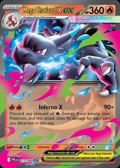 Mega Charizard X ex - 013/094
