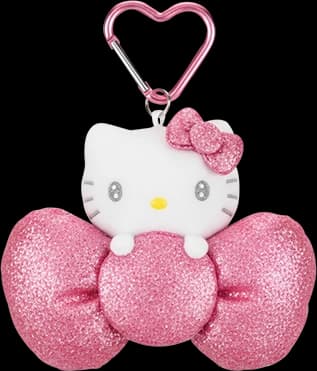 Hello Kitty 50th Anniv. Pink Mascot Metallic Bow Series