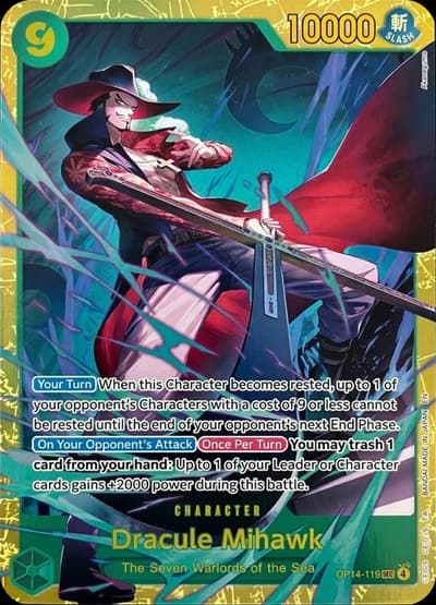 Dracule Mihawk - OP14-119 - Secret Rare (Foil)