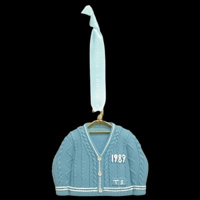 Taylor Swift 1989 Cardigan Holiday Ornament Christmas