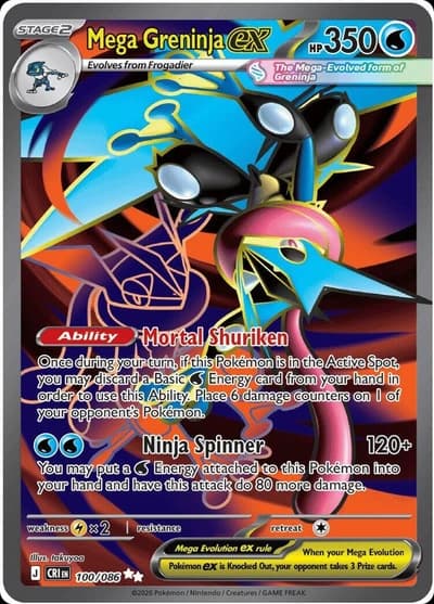 Mega Greninja ex - Chaos Rising