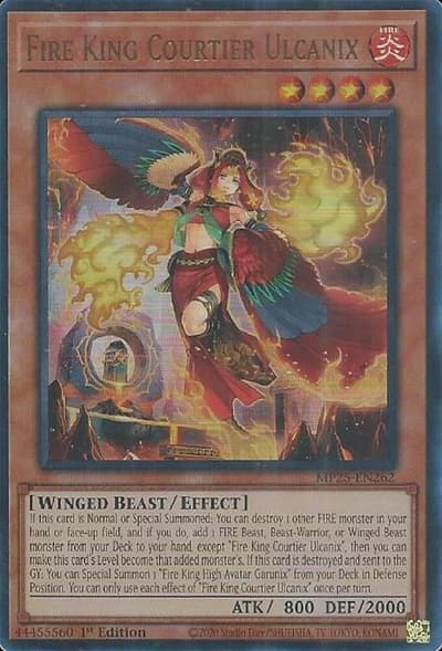 Fire King Courtier Ulcanix (2025 Mega-Pack, Ultra Rare)