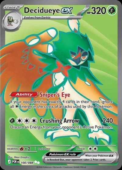 Decidueye ex - 100/088