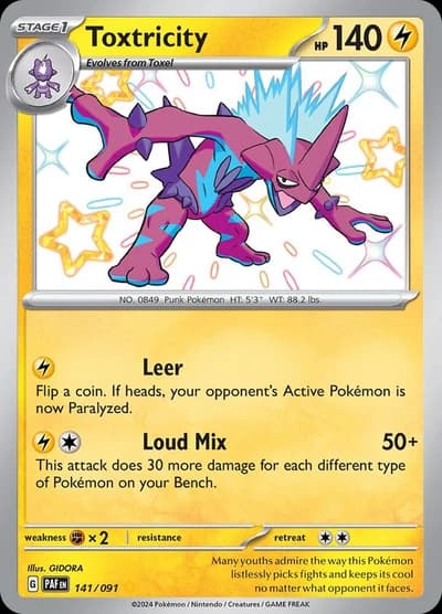 Toxtricity - Pokemon SV_ Paldean Fates
