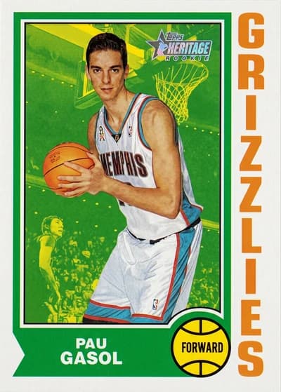 Pau Gasol 2001-02 Topps TCC #124 RC