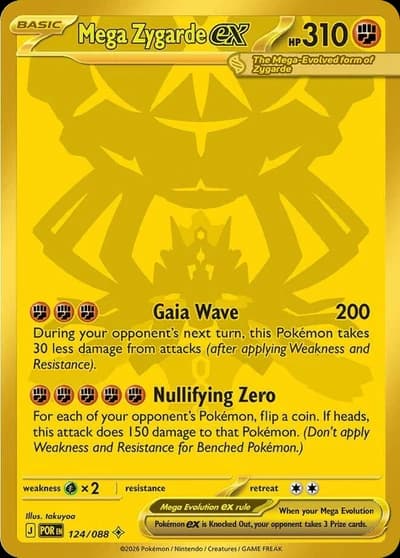 Mega Zygarde ex - 124/088