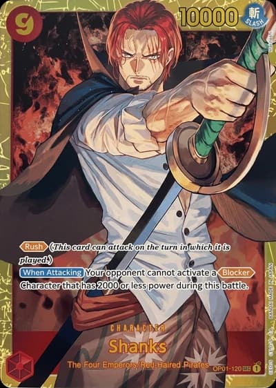 Shanks (OP01-120) (Reprint) - One Piece Card Game Premium Booster -The Best- (PRB-01)