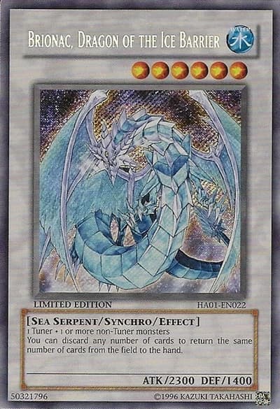 Brionac, Dragon of the Ice Barrier (Hidden Arsenal Secret Rare)