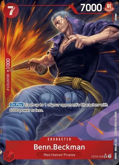 Benn Beckman (Parallel) - One Piece Card Game Emperors in the New World (OP09)