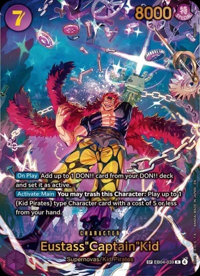 Eustass"Captain"Kid (SP) - EB04-039 - Rare (Foil)