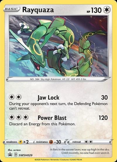 Rayquaza - SWSH029 - SWSH: Sword & Shield Promo Cards (SWSD)