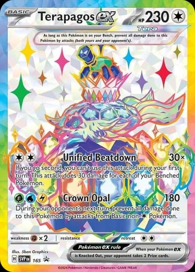 Terapagos ex #165 Scarlet & Violet Promo Cards