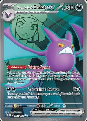 Team Rocket's Crobat ex (Destined Rivals 217/182)
