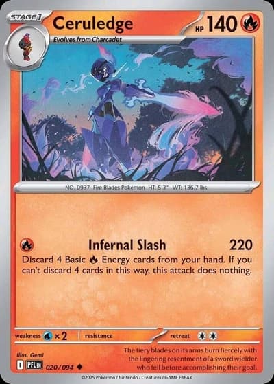 Ceruledge - Phantasmal Flames