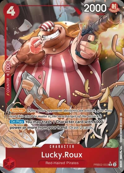 Lucky Roux (Alternate Art) - One Piece Card Game Premium Booster -The Best- Vol. 2 (PRB-02)