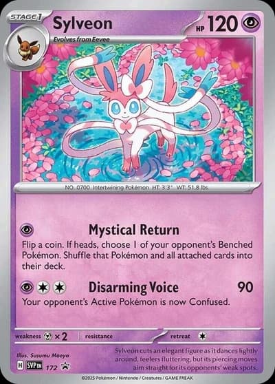 Sylveon #172 (Cosmos Holo) Scarlet & Violet Promo Cards