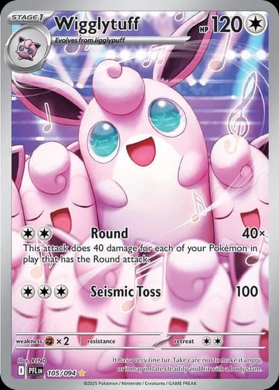 Wigglytuff - Phantasmal Flames 105/094