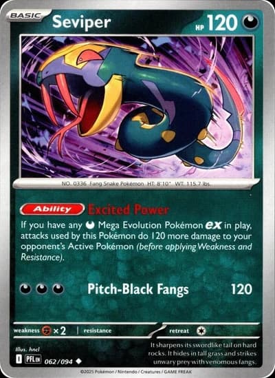 Seviper - Phantasmal Flames