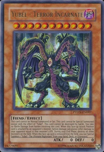 Yubel - Terror Incarnate (Phantom Darkness PTDN-EN007 Ultra Rare)