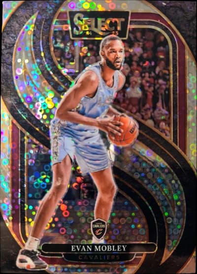 Evan Mobley - 2024-25 Panini Select - Cleveland Cavaliers Premier Level Disco Prizm #112