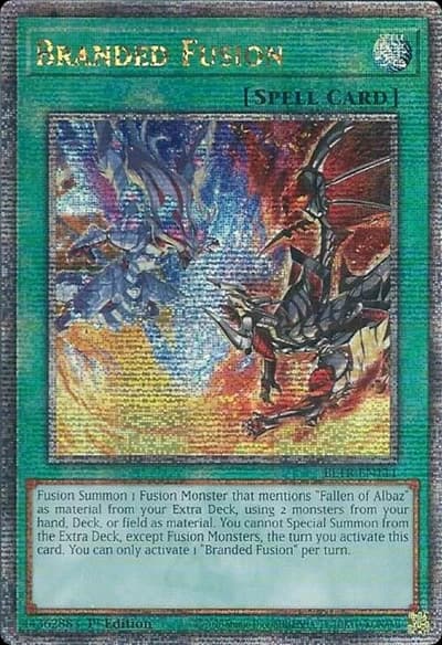 Branded Fusion (Battles of Legend Terminal Revenge BLTR-EN111 Quarter Century Secret Rare)