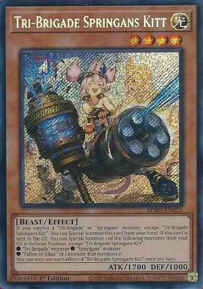 Tri-Brigade Springans Kitt (BPRO-EN025) - Secret Rare