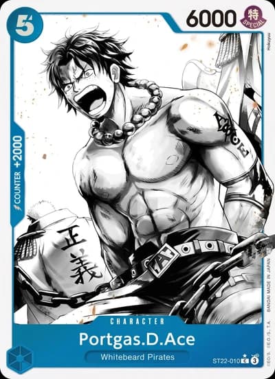 Portgas D. Ace (Parallel) - One Piece Card Game Starter Deck 22: Ace & Newgate (ST-22)