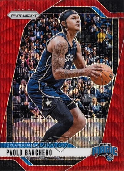 Paolo Banchero - 2024-25 Panini Prizm - Orlando Magic Ruby Wave Prizm #183