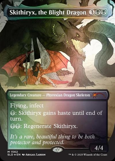Skithiryx, the Blight Dragon (Secret Lair Rainbow Foil)
