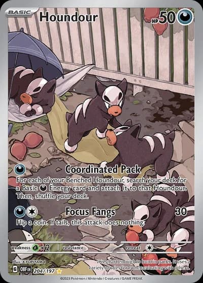 Houndour - Obsidian Flames 204/197