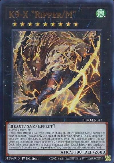 K9-X "Ripper/M" (BPRO-EN043) - Ultra Rare