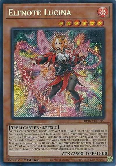 Elfnote Lucina (BPRO-EN010) - Secret Rare