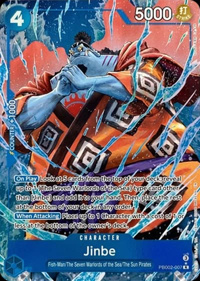 Jinbe (Alternate Art) - PRB02-007 - Premium Booster The Best Vol.2
