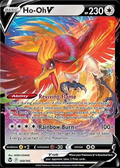 Ho-Oh V (Silver Tempest 140/195)