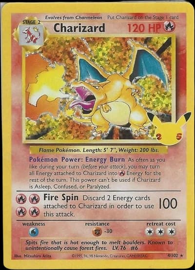 Charizard (Base Set 4/102) Holo