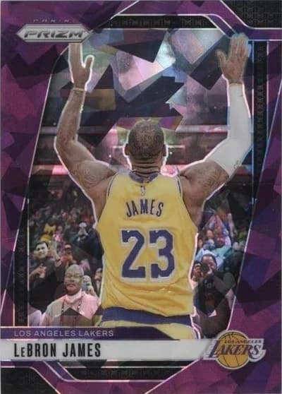 2024-25 Panini Prizm Basketball Purple Ice /149 #130 LeBron James (Los Angeles Lakers)