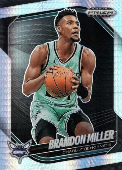 Brandon Miller - 2024-25 Panini Prizm - Charlotte Hornets Hyper #81