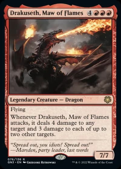 Drakuseth, Maw of Flames (Magic Game Night Free-For-All)