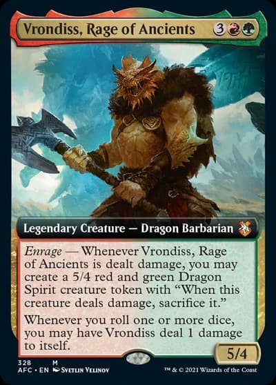Vrondiss, Rage of Ancients (Commander Adventures in the Forgotten Realms Extended Art)